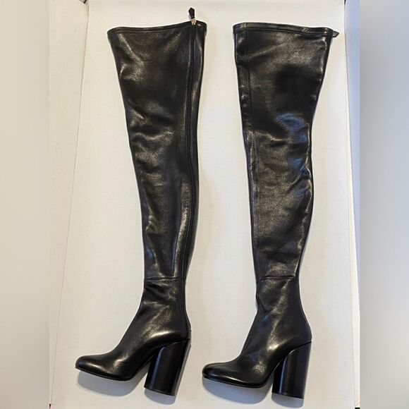 Burberry Anita Leather Over-The-Knee Boots size 37 - Picture 3 of 16